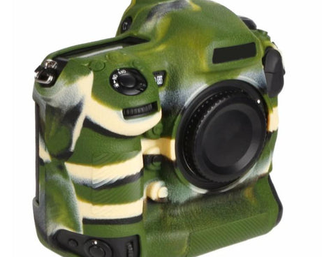 Litchi Texture Soft Silicone Camera Protective Case, For Nikon D5