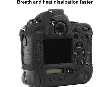 Litchi Texture Soft Silicone Camera Protective Case, For Nikon D5