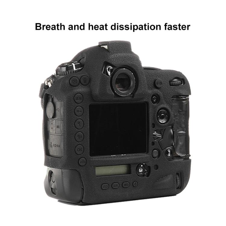 Litchi Texture Soft Silicone Camera Protective Case, For Nikon D5