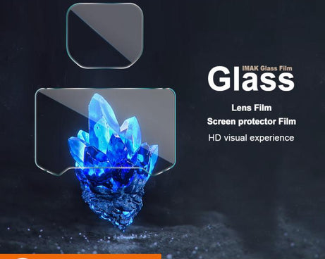imak Tempered Glass Film with Camera Lens Film, For Insta360 Luna Pro, For Insta360 Luna Ultra