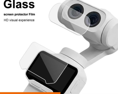 imak Tempered Glass Film with Camera Lens Film, For Insta360 Luna Pro, For Insta360 Luna Ultra