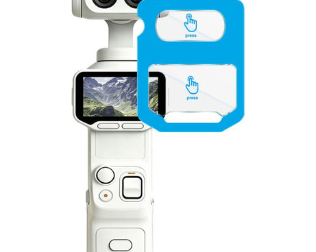 imak Tempered Glass Film with Camera Lens Film, Self-positioning Version, For Insta360 Luna Ultra