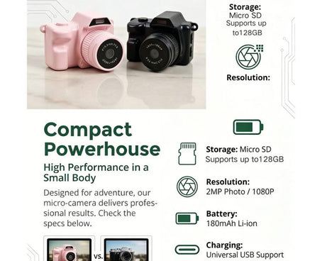 L300 2MP Mini Thumb Action Camera