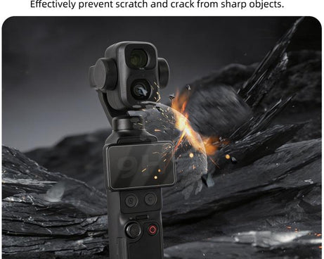 Sunnylife Tempered Glass Film For DJI Osmo Pocket 4P / 4 / 3, Screen & Remote Film 2 Sets, Screen & Remote Film, Screen Film 2pcs, Screen Film