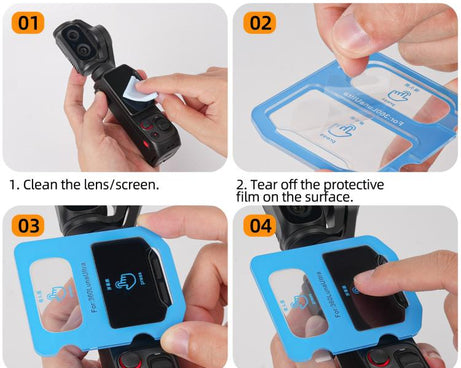 Sunnylife Lens Screen Protector AR Anti-ReflectionTempered Glass Film, For Insta360 Luna Ultra