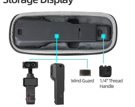 Sunnylife Colorful Protective Organizer Standard Combo Bag, For Insta360 Luna Ultra