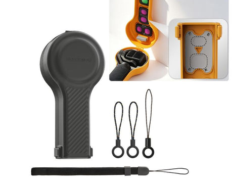 For DJI Osmo Pocket 4P Sunnylife Bulb-Shaped Gimbal Camera Protective Cover Storage Box with Lanyard, OP4-K245 Standard, OP4-K246 Upgraded