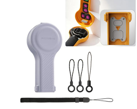 For DJI Osmo Pocket 4P Sunnylife Bulb-Shaped Gimbal Camera Protective Cover Storage Box with Lanyard, OP4-K245 Standard, OP4-K246 Upgraded