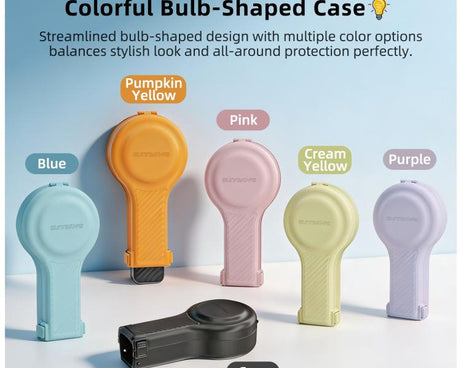 For DJI Osmo Pocket 4P Sunnylife Bulb-Shaped Gimbal Camera Protective Cover Storage Box with Lanyard, OP4-K245 Standard, OP4-K246 Upgraded