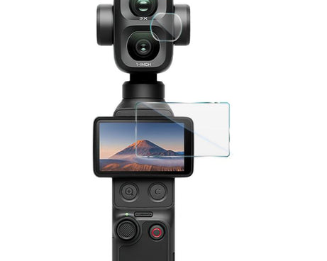 imak Tempered Glass Film with Camera Lens Film, For DJI Osmo Pocket 4P