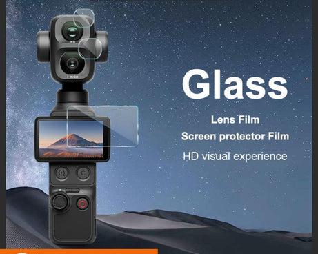 imak Tempered Glass Film with Camera Lens Film, For DJI Osmo Pocket 4P