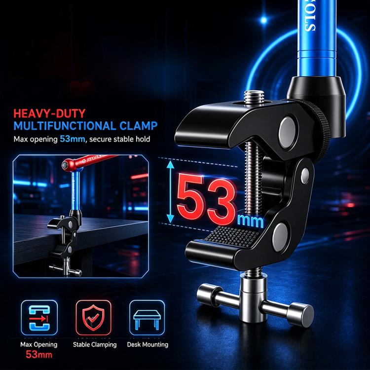 JTX X2 Multifunctional Rotated Magic Hand Universal Bracket for Curve Ammeter / Cameras / Macro Lenses