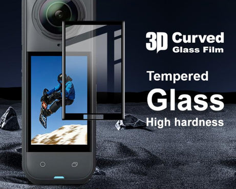 imak Action Camera 3D Curved Tempered Glass Film, For Insta360 X5