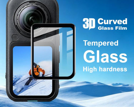 imak Action Camera 3D Curved Tempered Glass Film, For Insta360 X6, For Insta360 X5