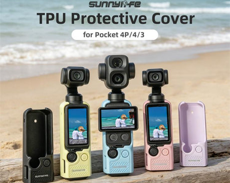 Sunnylife TPU Soft Protective Cover Action Camera Cover, For DJI Osmo Pocket 4P / 4 / 3