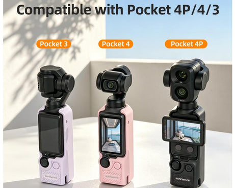 Sunnylife TPU Soft Protective Cover Action Camera Cover, For DJI Osmo Pocket 4P / 4 / 3