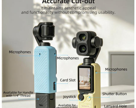 Sunnylife TPU Soft Protective Cover Action Camera Cover, For DJI Osmo Pocket 4P / 4 / 3