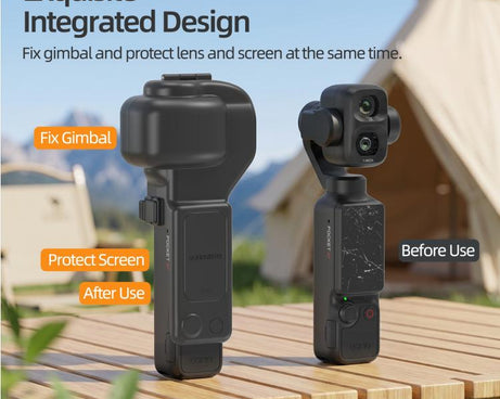Sunnylife Integrated Gimbal Cover Camera Protector Screen Protective Cover, For DJI Osmo Pocket 4P