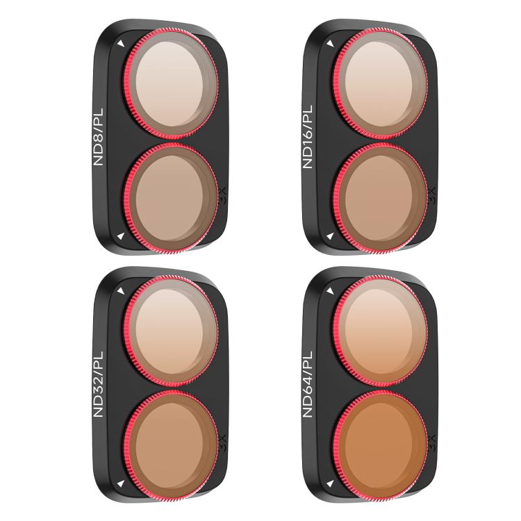 For DJI Osmo Pocket 4P Sunnylife Camera Lens Filter, MCUV, CPL, ND8, ND16, ND32, ND64, ND8/PL, ND16/PL, ND32/PL, ND64/PL, Black Mist 1/4, 3 in 1 Shadow Filter Set, 3 in 1 Mixed Filter Set, 4 in 1 ND/PL Set, 4 in 1 ND Set, 4 in 1 Mixed Filter Set       ...