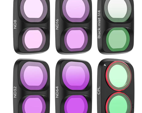 For DJI Osmo Pocket 4P Sunnylife Camera Lens Filter, MCUV, CPL, ND8, ND16, ND32, ND64, ND8/PL, ND16/PL, ND32/PL, ND64/PL, Black Mist 1/4, 3 in 1 Shadow Filter Set, 3 in 1 Mixed Filter Set, 4 in 1 ND/PL Set, 4 in 1 ND Set, 4 in 1 Mixed Filter Set       ...