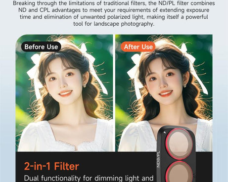 For DJI Osmo Pocket 4P Sunnylife Camera Lens Filter, MCUV, CPL, ND8, ND16, ND32, ND64, ND8/PL, ND16/PL, ND32/PL, ND64/PL, Black Mist 1/4, 3 in 1 Shadow Filter Set, 3 in 1 Mixed Filter Set, 4 in 1 ND/PL Set, 4 in 1 ND Set, 4 in 1 Mixed Filter Set       ...
