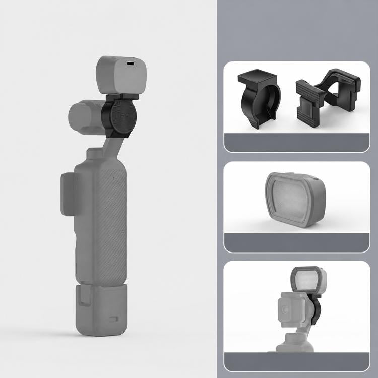 For DJI Osmo Pocket 3 NEEWER Fill Light Magnetic Holder Action Camera Portable Light, Single Light with Mount, Dual Light with Mount, Triple Light with Mount, Fill Light Filter Kit, Dual Light Kit, Black Single Light with Mount                         ...