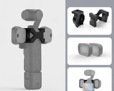 For DJI Osmo Pocket 3 NEEWER Fill Light Magnetic Holder Action Camera Portable Light, Single Light with Mount, Dual Light with Mount, Triple Light with Mount, Fill Light Filter Kit, Dual Light Kit, Black Single Light with Mount                         ...