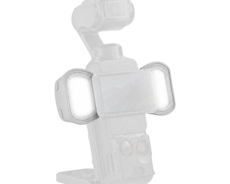 For DJI Osmo Pocket 3 NEEWER Fill Light Magnetic Holder Action Camera Portable Light, Single Light with Mount, Dual Light with Mount, Triple Light with Mount, Fill Light Filter Kit, Dual Light Kit, Black Single Light with Mount                         ...