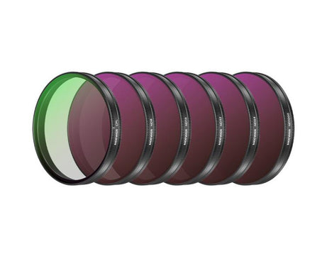 For DJI Osmo Action 6 / 5 Pro / 4 NEEWER Camera Lens Filter, 6 in 1 CPL ND External, 4 in 1 ND8-64PL, 4 in 1 CPL ND8-32 Threaded, 6 in 1 CPL ND Threaded