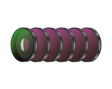 For DJI Osmo Action 6 / 5 Pro / 4 NEEWER Camera Lens Filter, 6 in 1 CPL ND External, 4 in 1 ND8-64PL, 4 in 1 CPL ND8-32 Threaded, 6 in 1 CPL ND Threaded