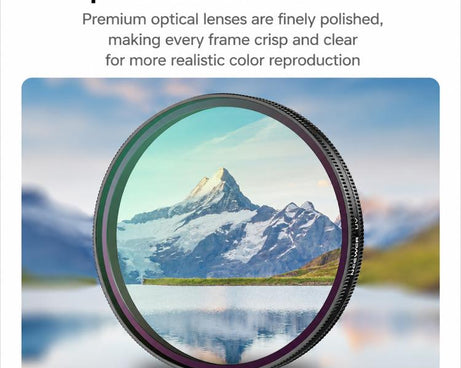 For DJI Osmo Action 6 / 5 Pro / 4 NEEWER Camera Lens Filter, 6 in 1 CPL ND External, 4 in 1 ND8-64PL, 4 in 1 CPL ND8-32 Threaded, 6 in 1 CPL ND Threaded