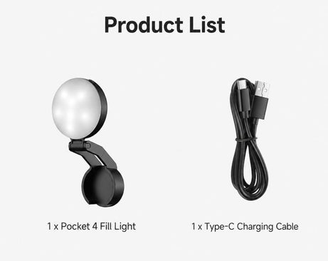 NEEWER M29 Mini LED Magnetic Fill Light, For DJI Osmo Pocket 4
