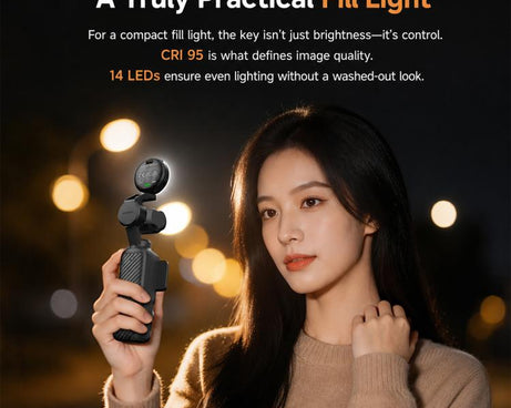 NEEWER M29 Mini LED Magnetic Fill Light, For DJI Osmo Pocket 4