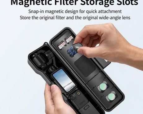 NEEWER Full-coverage Gimbal Protective Cover with Storage Slots, For DJI Osmo Pocket 4 / 3