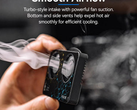 Camera Cooling Fan for Sony A7M4 / ZVE1 / A6700 / A7C2, ZV-E10 / ZV1 / A7C / FX3, Canon 70D / R6 / R6 Mark II / R7, Fuji X-T4 / X-S10