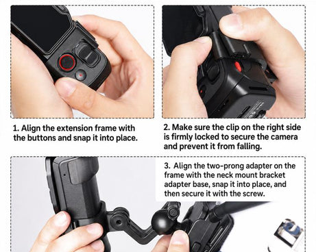 For Insta360 Luna Ultra Quick Release Magnetic Neck Mount, Neck Mount, Neck Mount + Fixed Strap