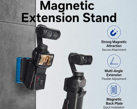 Magnetic Mount Base Multi-Function Desktop Camera Mount, For Insta360 Luna Ultra