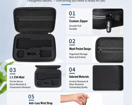 Carrying Box Portable Protective Storage Bag, For Insta360 Luna Ultra