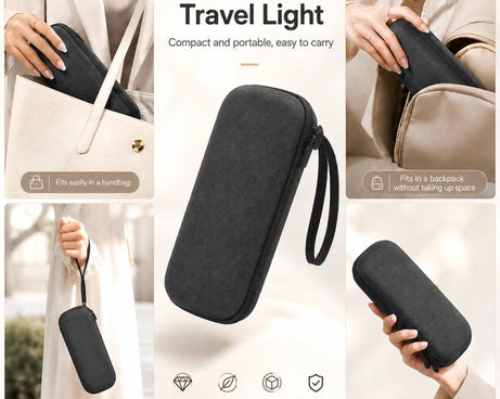 Portable Shockproof PU Camera Storage Bag, For Insta360 Luna Ultra