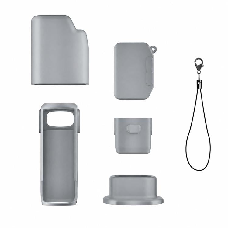6-in-1 Silicone Protective Cover Kit with Anti-Loss Strap, Full-Body Camera Cover, For Insta360 Luna Ultra