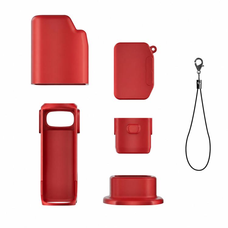 6-in-1 Silicone Protective Cover Kit with Anti-Loss Strap, Full-Body Camera Cover, For Insta360 Luna Ultra