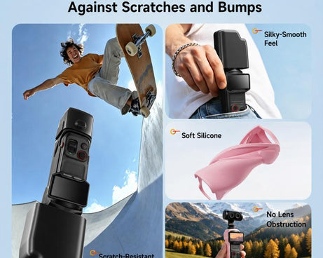 6-in-1 Silicone Protective Cover Kit with Anti-Loss Strap, Full-Body Camera Cover, For Insta360 Luna Ultra