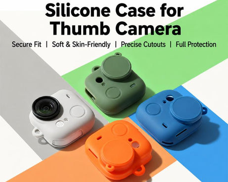 Silicone Protective Full-Body Camera Cover with Neck Strap and Lens Anti-Loss Strap, For Insta360 Go Ultra