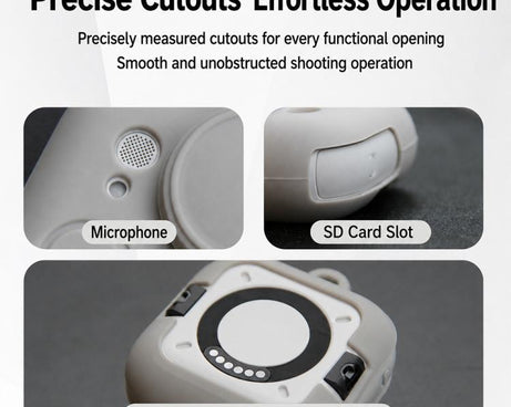 Silicone Protective Full-Body Camera Cover with Neck Strap and Lens Anti-Loss Strap, For Insta360 Go Ultra
