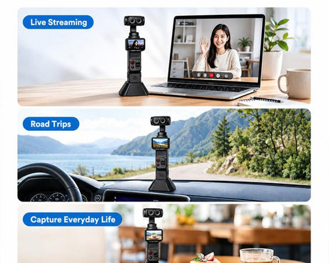 Silicone Mount Base Anti-Slip Camera Expansion Mount Fixed Holder, For Insta360 Luna Ultra