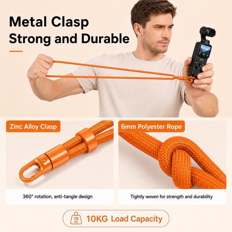 XDcase 4-in-1 Set Camera Wrist Strap Phone Lanyard for Insta360, DJI OSMO, DSLRs, Action DV