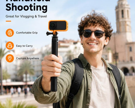 Camera Protective Frame with 1/4 Screw Mount, For Insta360 X6