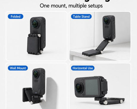 Foldable Magnetic Mount, For Insta360 X6 / DJI Osmo 360 II
