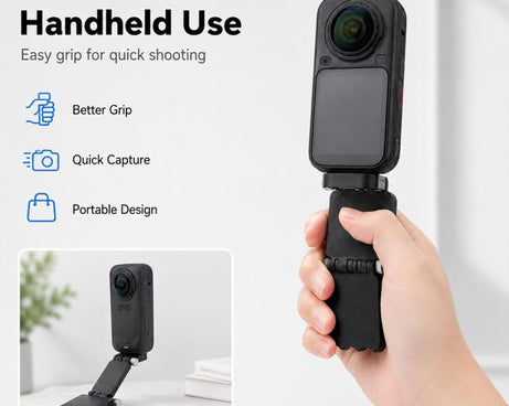 Foldable Magnetic Mount, For Insta360 X6 / DJI Osmo 360 II