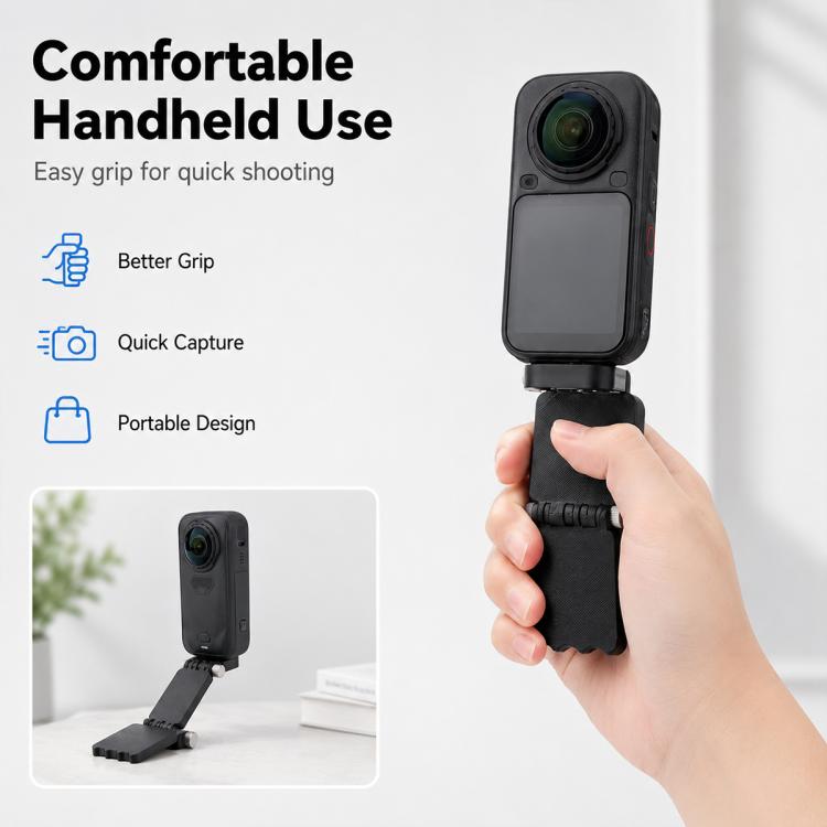 Foldable Magnetic Mount, For Insta360 X6 / DJI Osmo 360 II